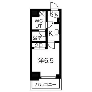 スパシエオーブ横浜【8階】の間取り