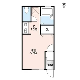 WHITE WING【1階】の間取り