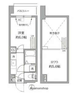 POWERHOUSE KW【7階】の間取り
