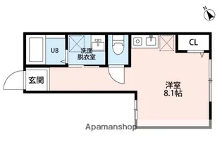 MAISON DE CLAIR【2階】の間取り