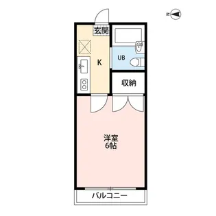 ルミエール菅生【2階】の間取り
