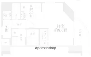 サンクレイドル横濱弘明寺【2階】の間取り