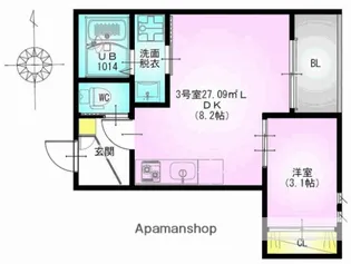 REGALEST VIGOR【3階】の間取り