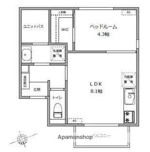 YS HOUSE 和田町【2階】の間取り