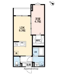KAMAKURA HILLS【3階】の間取り