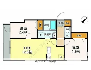 ARCA材木座【1階】の間取り