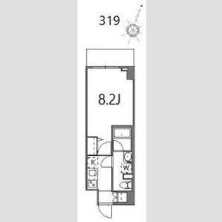 ティーステージジェイアール浜川崎【3階】の間取り