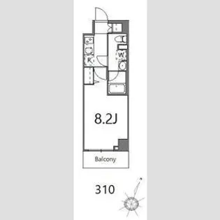 ティーステージジェイアール浜川崎【3階】の間取り