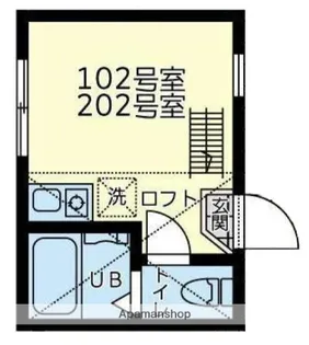 ユナイトファーストブランチ金沢【1階】の間取り