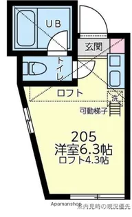 ユナイト南太田マリノ・レジーナ【2階】の間取り