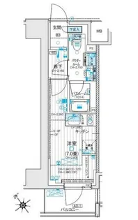 デュオステージ藤沢【12階】の間取り