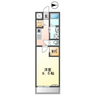 厚木市旭町アパート【2階】の間取り