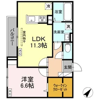 D’BLESS上大岡【3階】の間取り