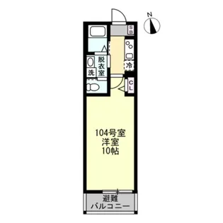FELICE江の島【1階】の間取り