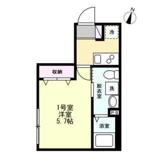 ベイルーム南林間【2階】の間取り