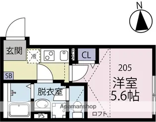 ラピス【2階】の間取り