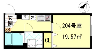 CFジオーレ川崎アネックス【2階】の間取り