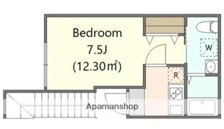 ココライフ堀ノ内【1階】の間取り