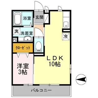 CASA PRIMAVERA【2階】の間取り