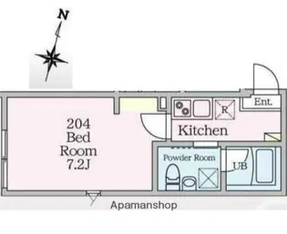 ビエンタ溝の口【2階】の間取り
