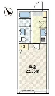 ラ・シャンス旭町【1階】の間取り