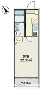 ラ・シャンス旭町【2階】の間取り