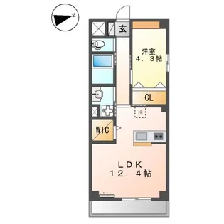 セントラルセブン【2階】の間取り