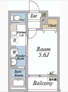 カサデルソルⅥ【2階】の間取り