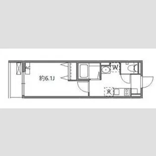 ラグゼフラット東六郷【2階】の間取り