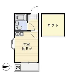 コモド衣笠【2階】の間取り
