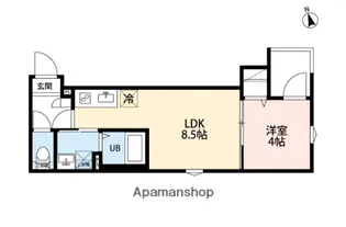 LUNA COURT【2階】の間取り