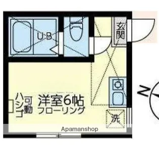 ユナイト丸山アプリコットパフェ【1階】の間取り