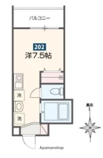 FELGRIA京急鶴見【2階】の間取り