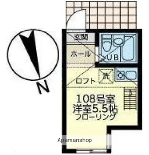 ユナイト南太田ジヴェルニー【1階】の間取り