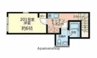 ビショップホーム【2階】の間取り