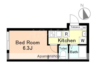 チャム358【2階】の間取り