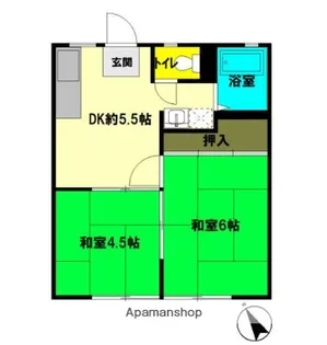 ハイムユアーズⅡ【1階】の間取り