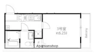 横浜コリーヌモダン【3階】の間取り