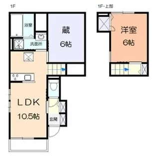 シエル ブリランテ【101号室】の間取り