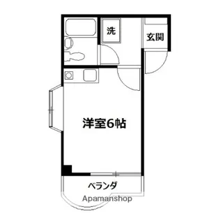 ペピート渡辺【2階】の間取り