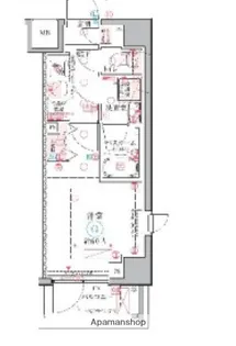 クレヴィスタ横浜天王町【4階】の間取り