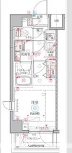 クレヴィスタ横浜天王町【7階】の間取り