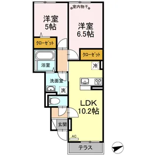 GRANDAY【1階】の間取り
