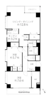 グリーンパーク横須賀中央【4階】の間取り