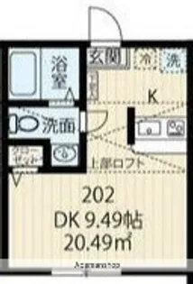 ラフィーネ上大岡ⅡB棟【2階】の間取り