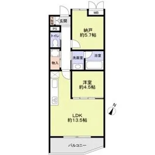 THE TAKASUNA KULTURCE【1階】の間取り