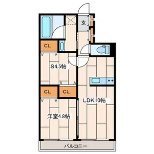 さくら十番館【1階】の間取り