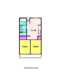 サンライズ青葉台【2階】の間取り