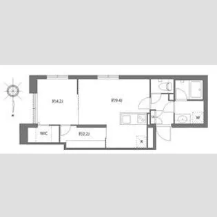 アバンテリム大森北【1階】の間取り