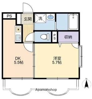ブロメリア【3階】の間取り